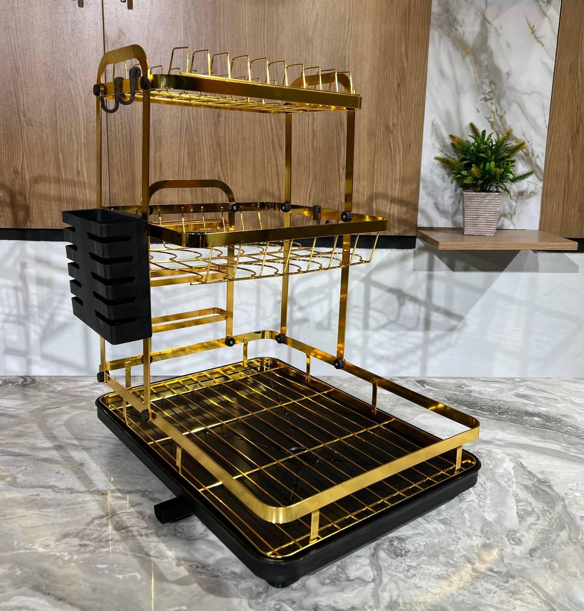 Gold Dish Rack