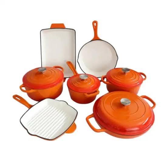 Cast iron pots