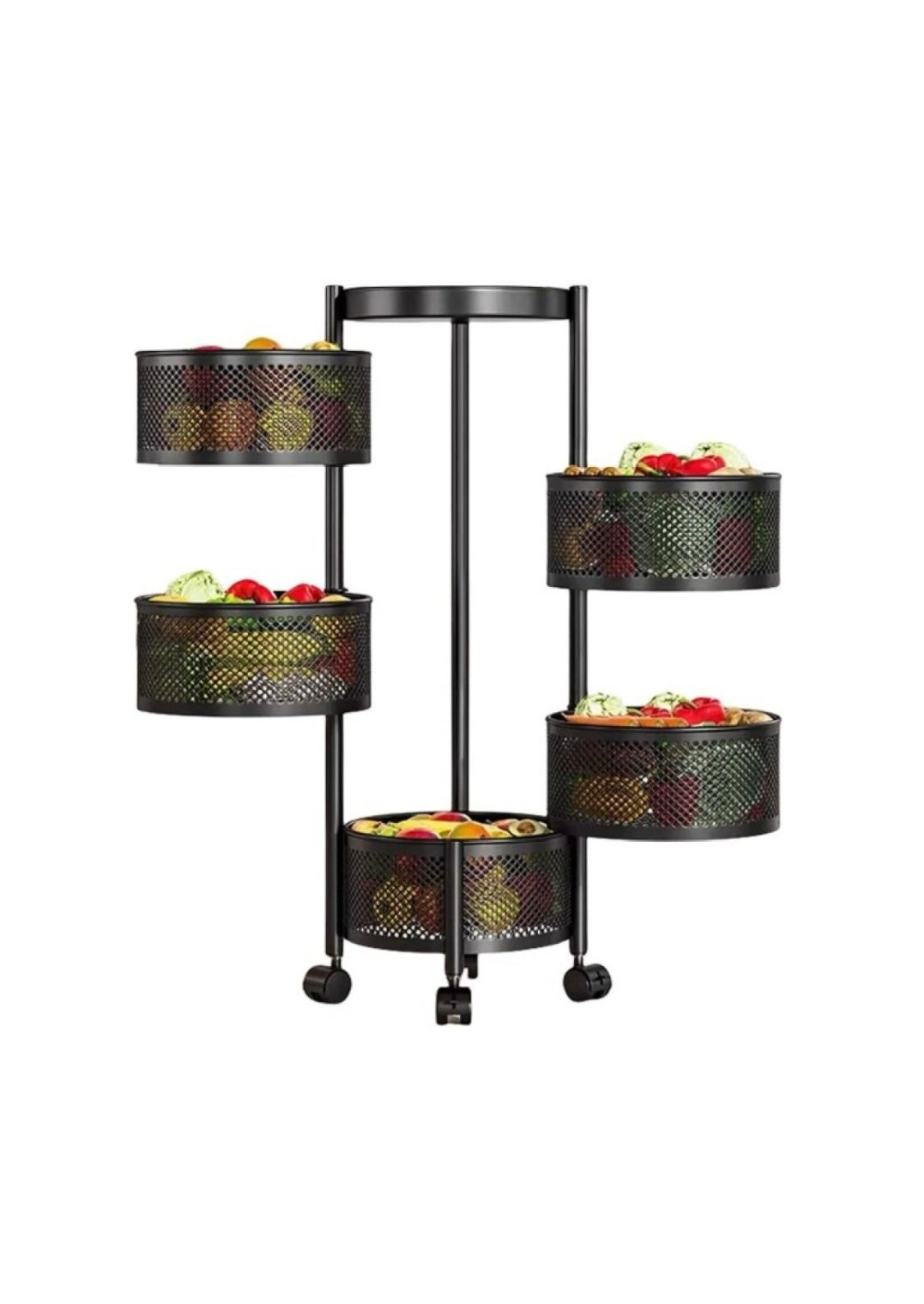 Fruits & vegetables storage movable stand