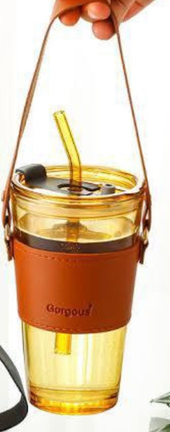 Glass Tumbler (brown)