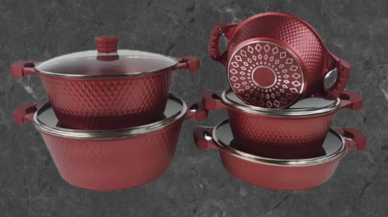 10 piece Aluminum pot