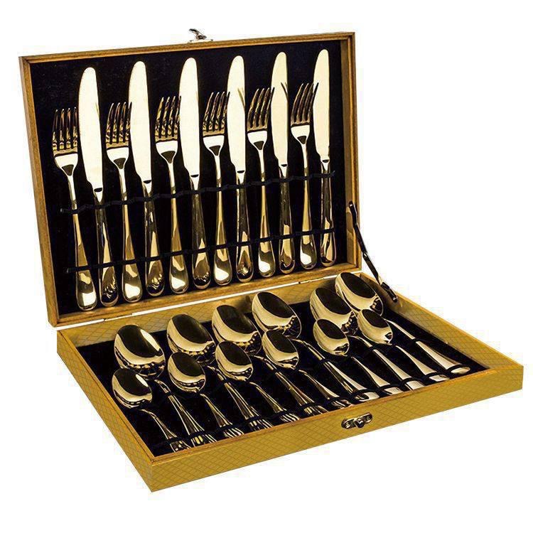 24 set cutlery in box