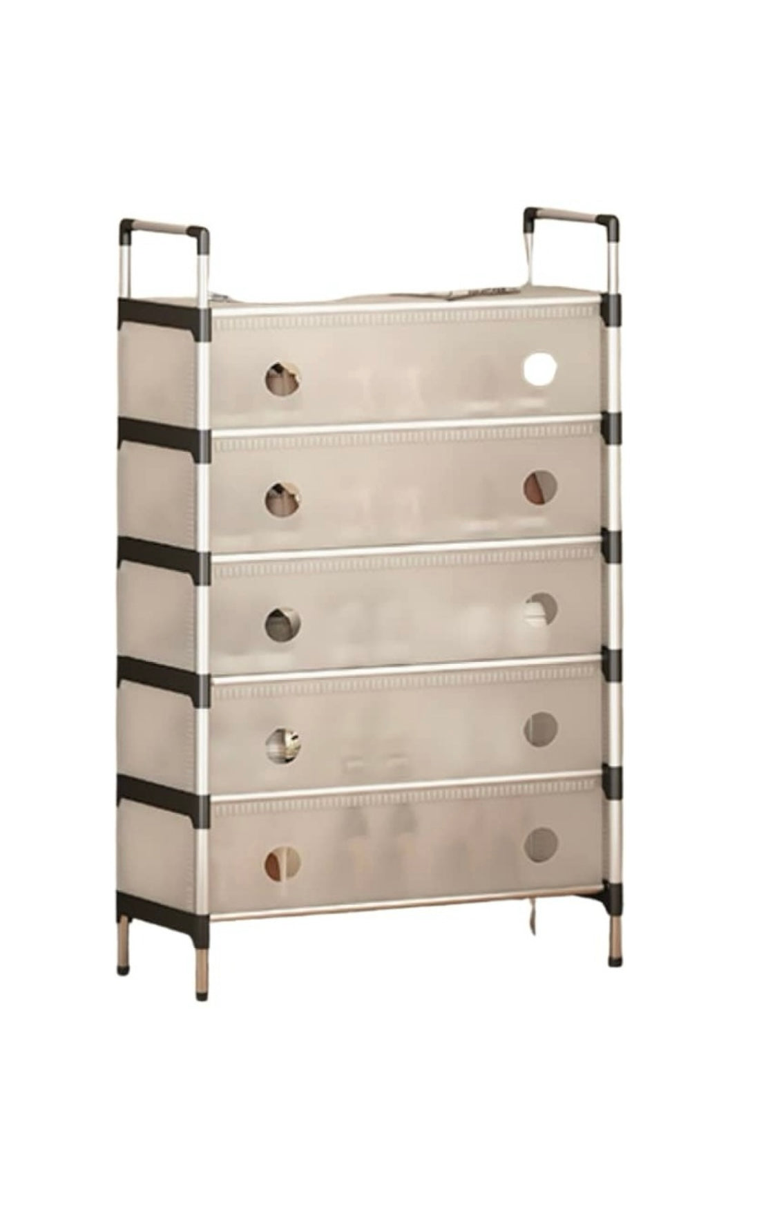 Metal plastic Shoe rack