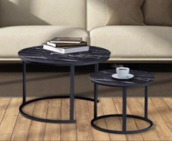 2 pc coffee table set